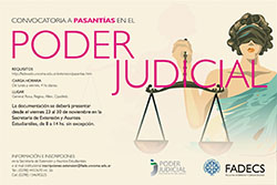 CONVOCATORIA 2019 PASANTÍAS UNIVERSITARIAS EN PODER JUDICIAL DE RÍO NEGRO